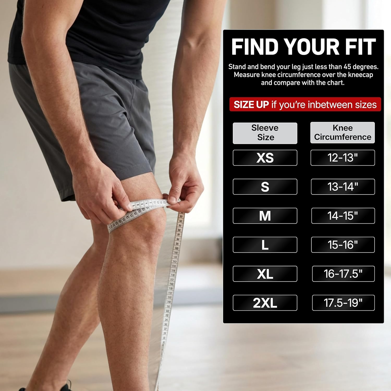 McDavid Gel Insert Knee Compression Sleeve for Impact Absorption and Support

