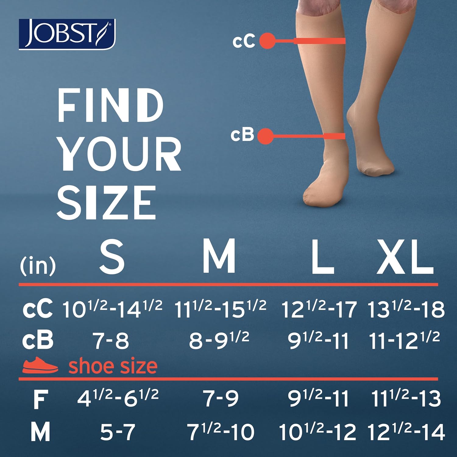 JOBST Activa Opaque 15-20 mmHg Compression Socks for Women and Men, Knee High

