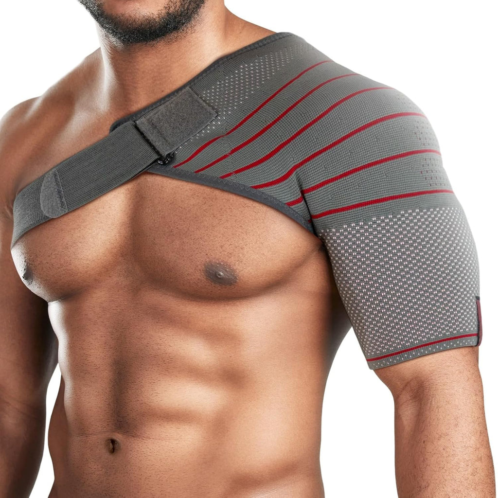 ORTONYX Shoulder Stability Brace Compression Sleeve for Rotator Cuff Support

