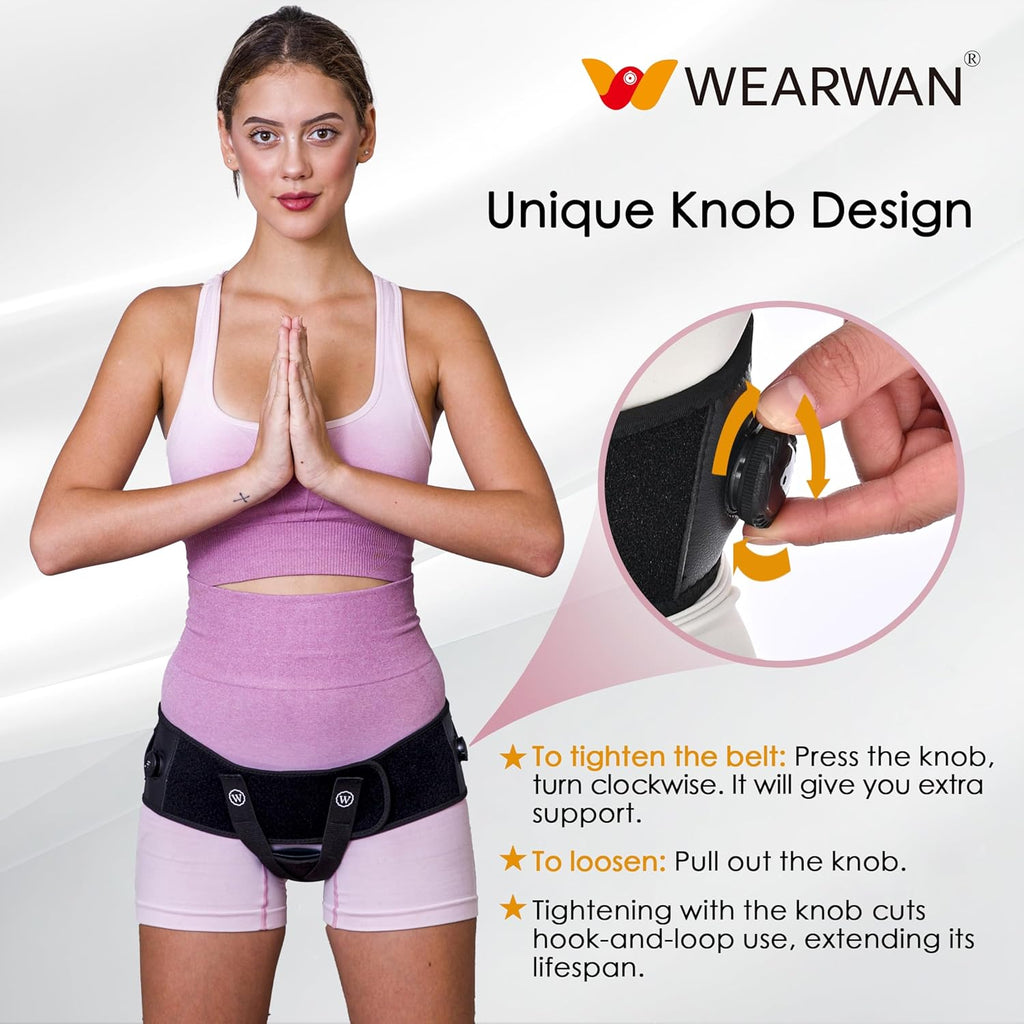 WEARWAN Pelvic Support Belt for Pregnancy and Postpartum, Prolapse & Vulvar Varicosities

