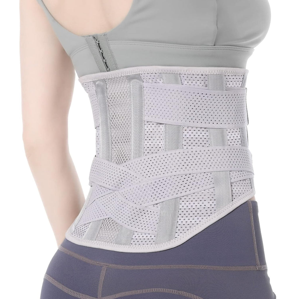 Breathable Back Brace for Lower Back Pain Relief and Posture Support Belt

