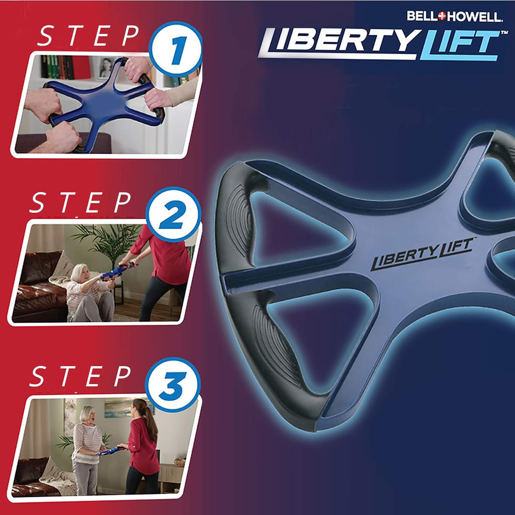 Liberty Lift Standing Aid Bar with No-Slip Handles, 15 in, 400 lb Capacity

