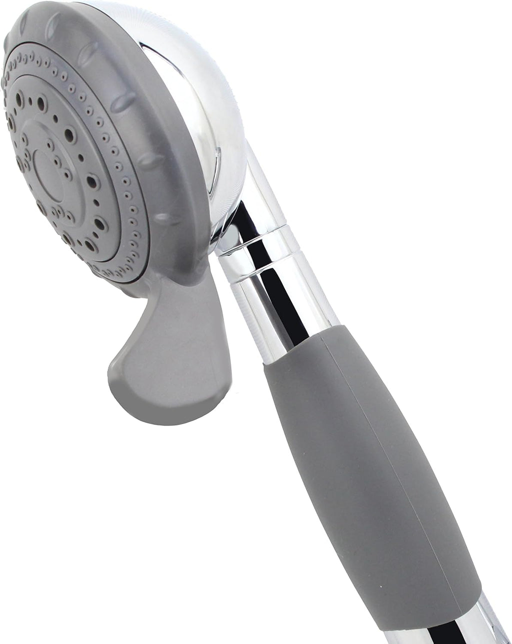 YOO.MEE ADA Handheld Shower Head with Soft Water Pause Setting Chrome

