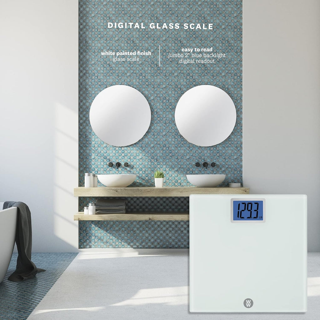 Weight Watchers by Conair Digital Bathroom Scale for Body Weight

