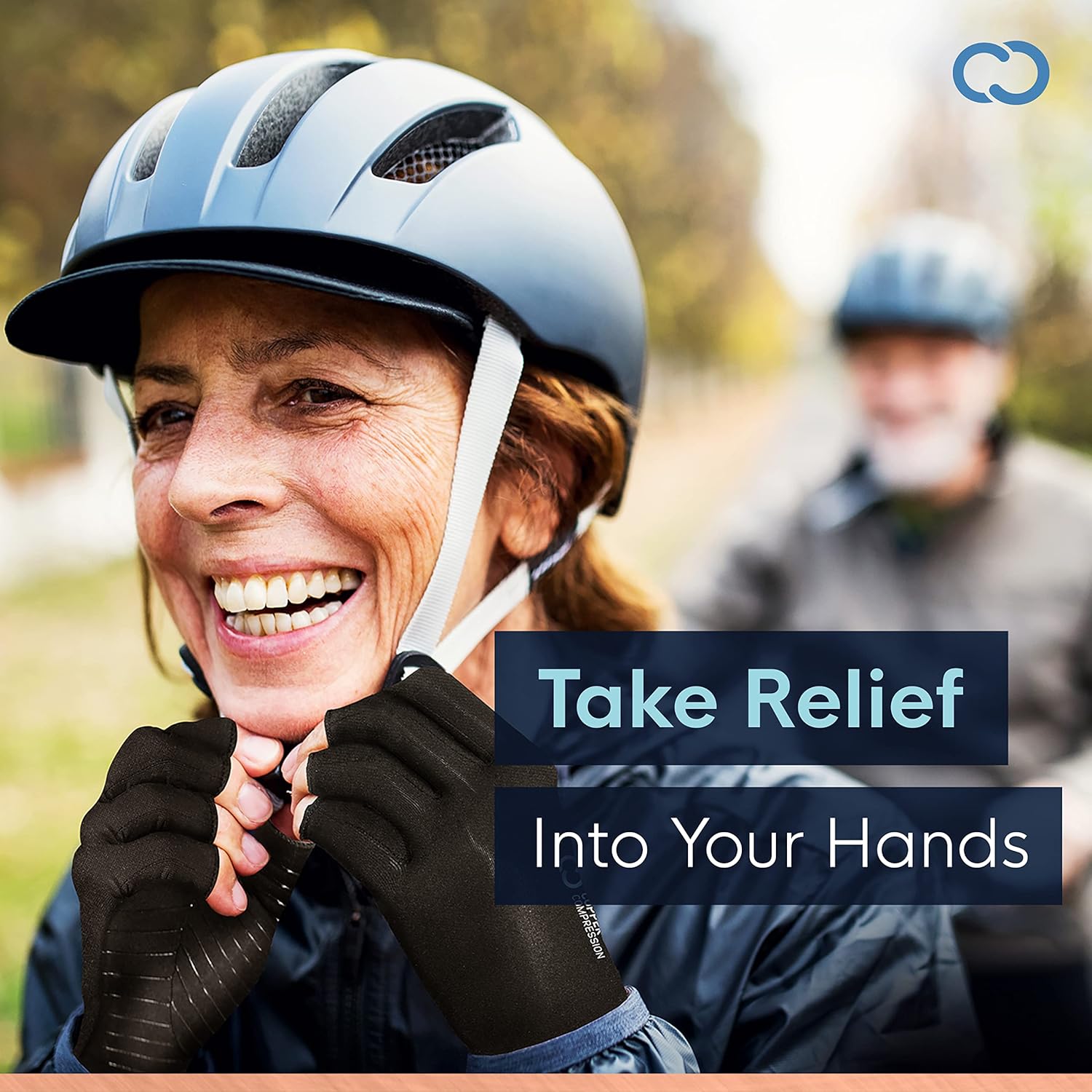 Copper Compression Arthritis Gloves Fingerless Compression Carpal Tunnel Relief

