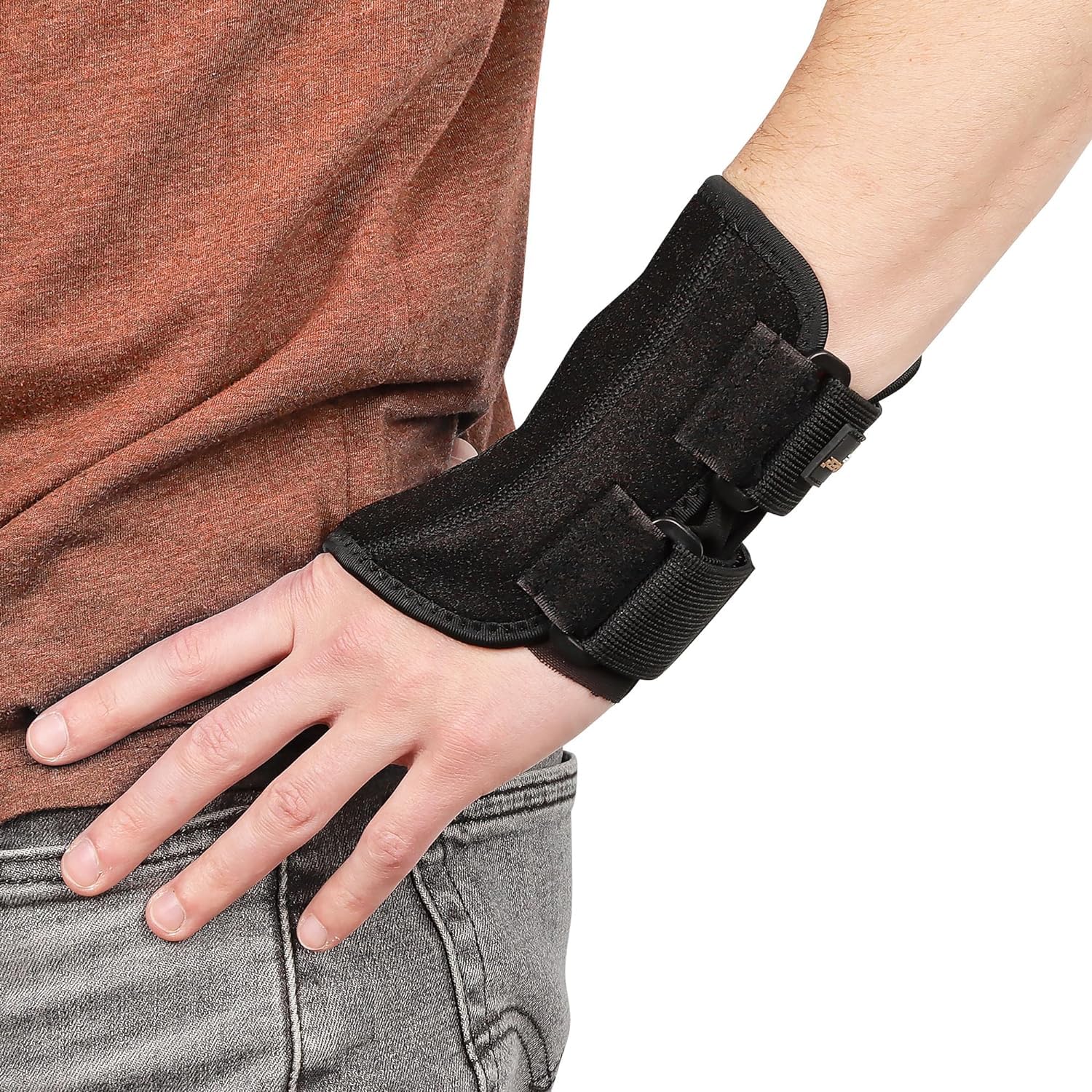 Copper Joe Orthopedic Copper-Infused Wrist Brace & Splint, Adjustable Compression

