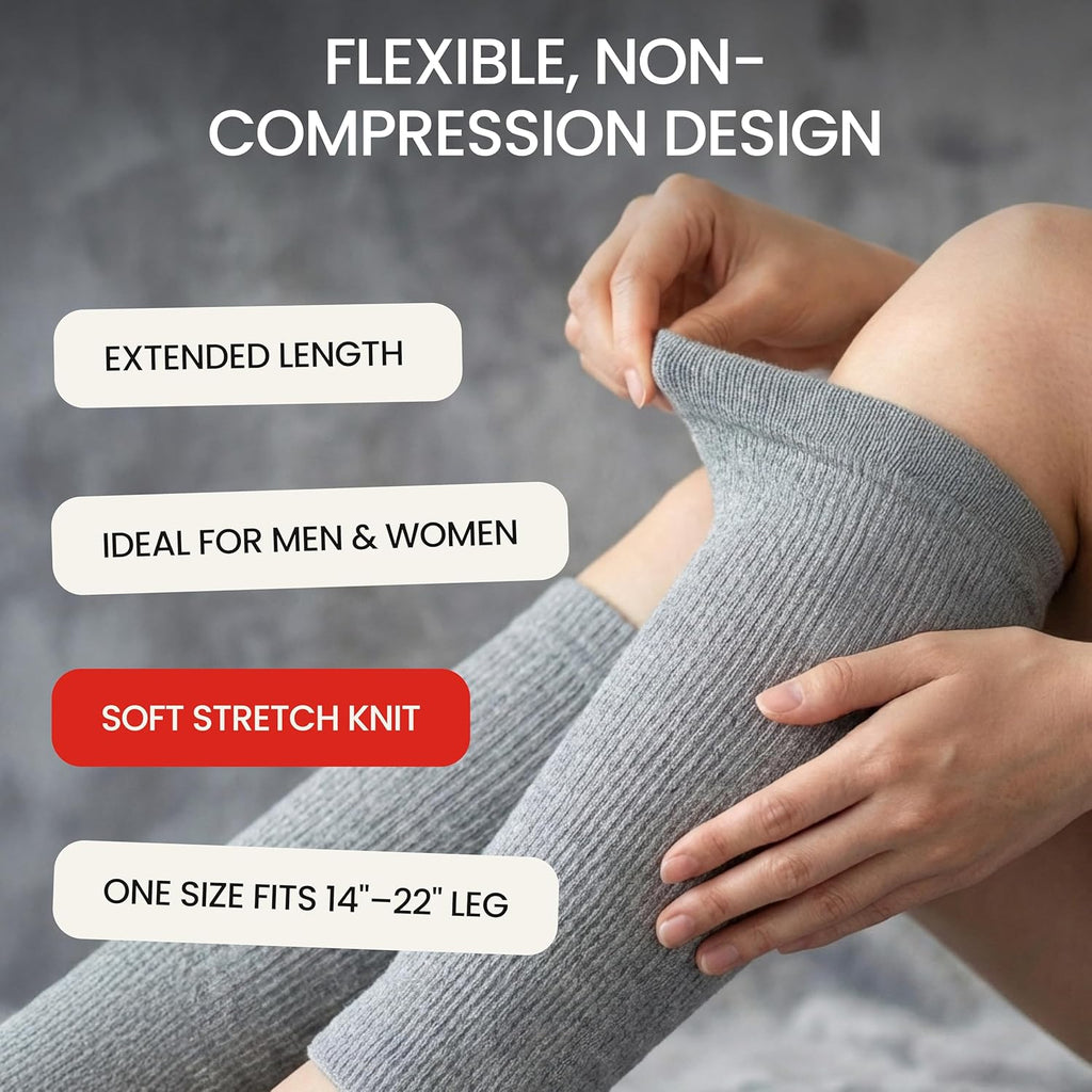 SENIOR iCARE Elastic Cotton Knee Warmers Knee Sleeves for Men and Women


