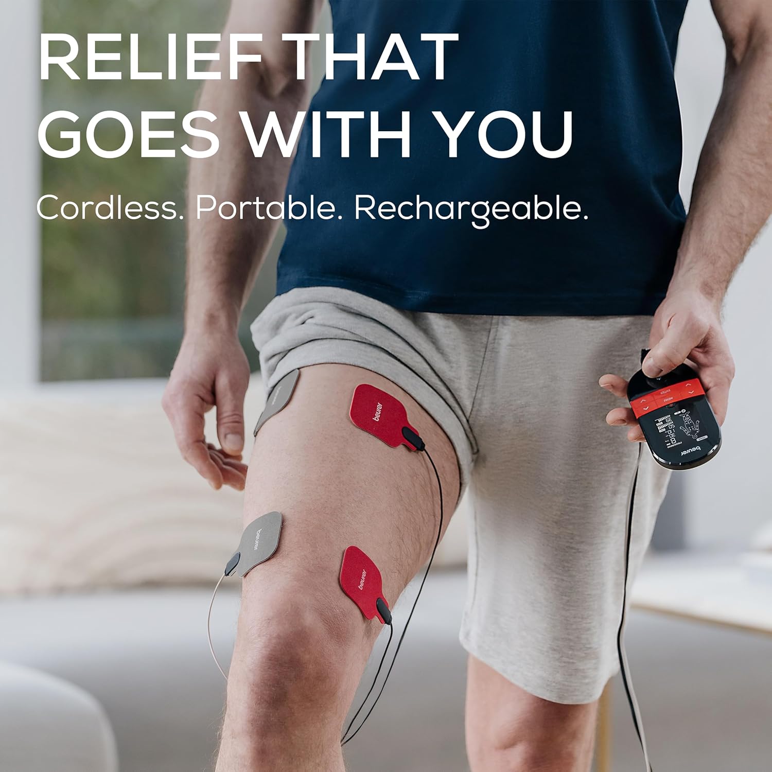 Beurer Digital 3-in-1 Heat and Muscle Stimulation Therapy Unit with 64 Programs

