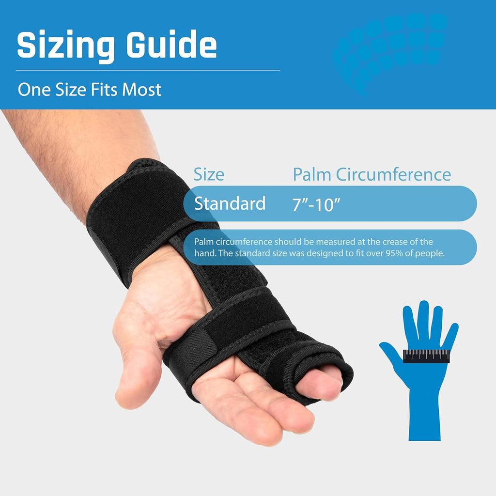 Ovation Medical Boxer Splint Adjustable Hand and Finger Immobilizing Brace

