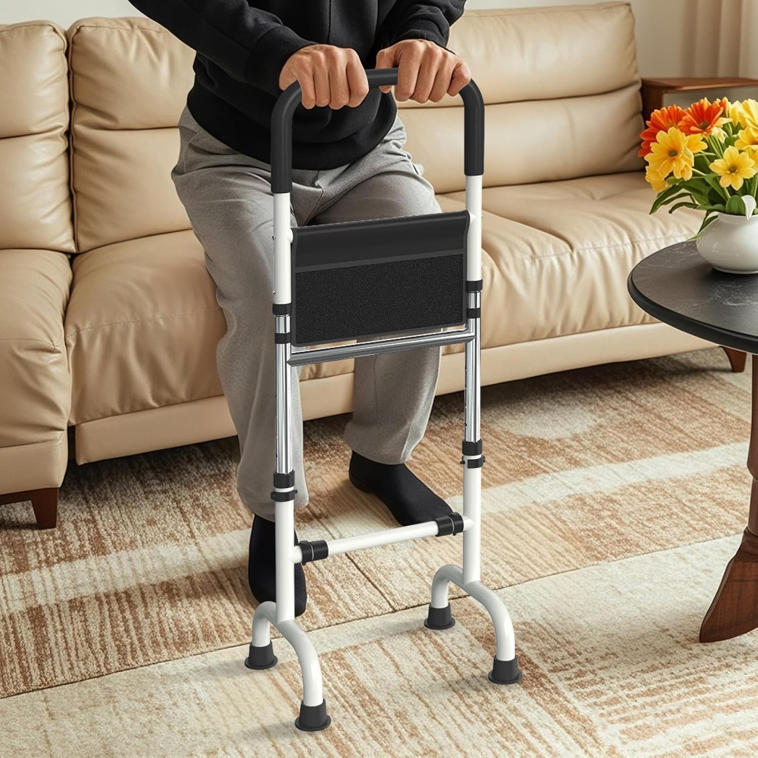 Baithem Stand Assist Aid for Elderly, Sit-to-Stand Support Bar for Chair Bed Toilet

