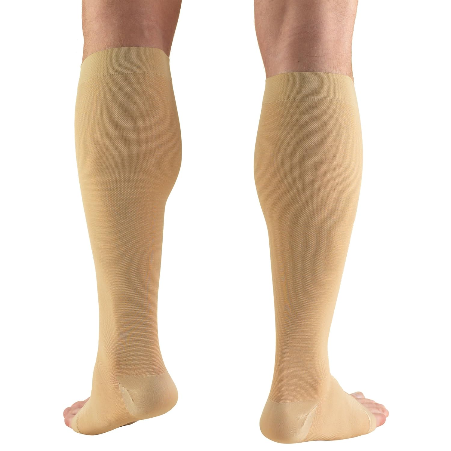 Truform 20-30 mmHg Knee High Open Toe Compression Stockings, Unisex

