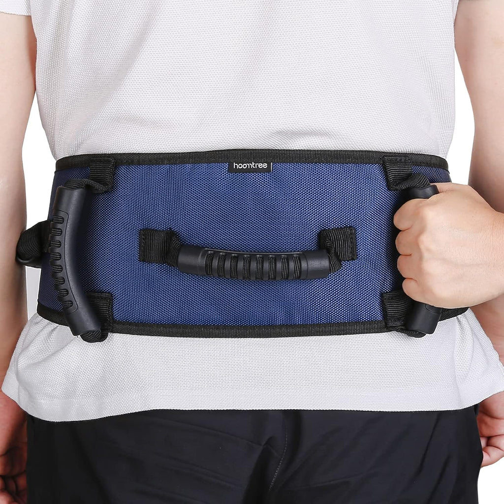 VERY100 Gait Belt Transfer Belt with Padding Handles and One-Click Buckle

