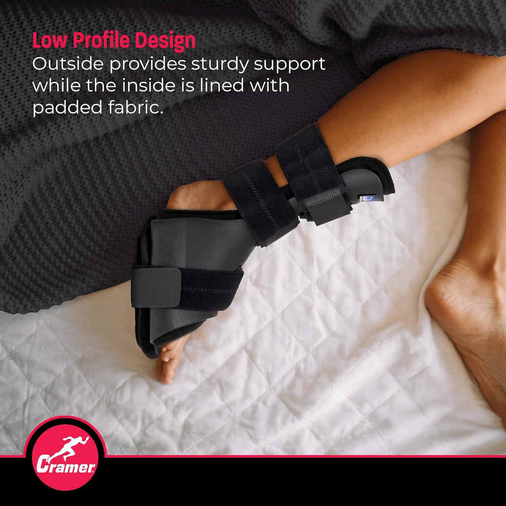 Cramer Dorsal Night Splint for Plantar Fasciitis, Low-Profile Foot Brace

