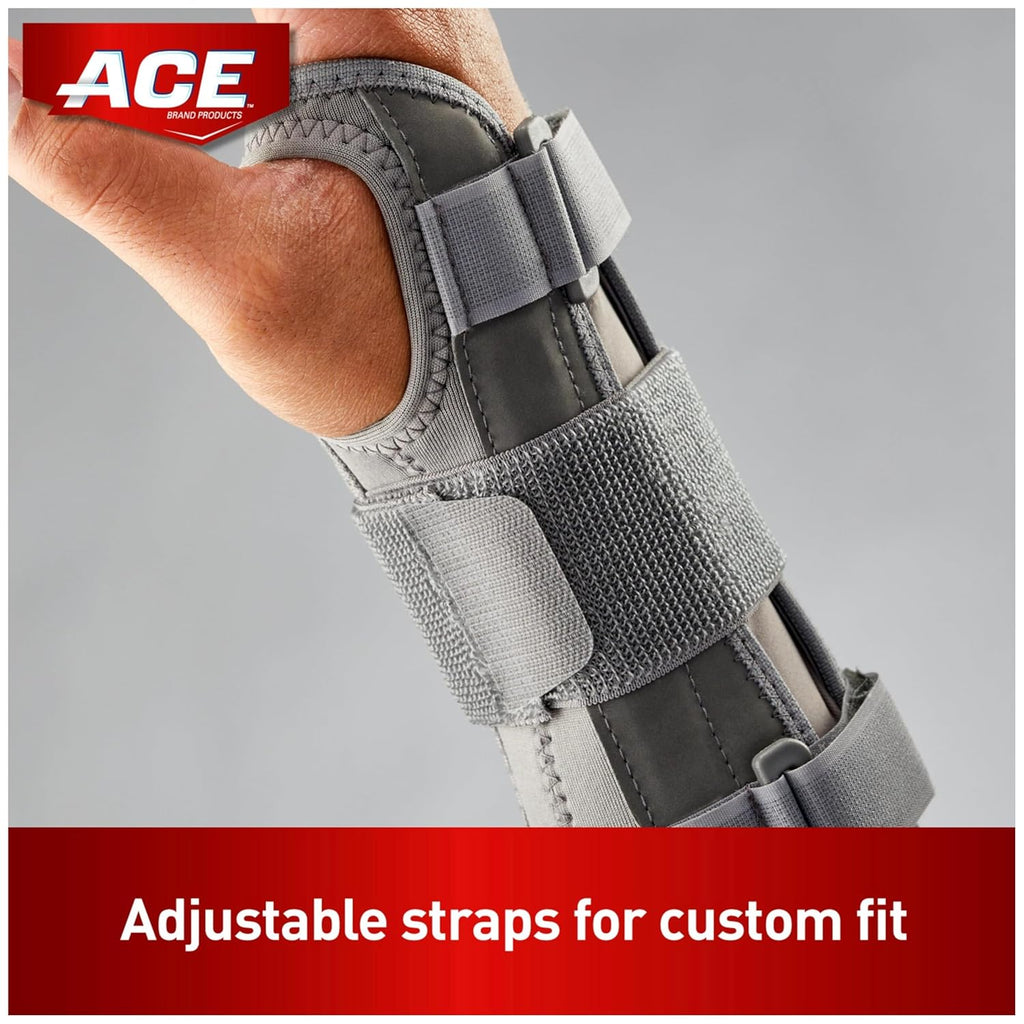 ACE Brand Carpal Tunnel Wrist Stabilizer Adjustable Wrist Brace with Memory Foam Palm


