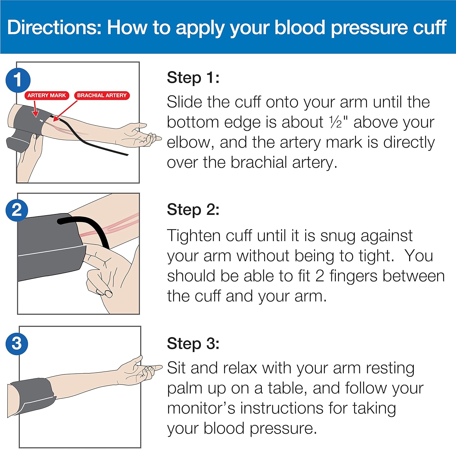 Microlife Replacement Upper Arm Blood Pressure Cuff

