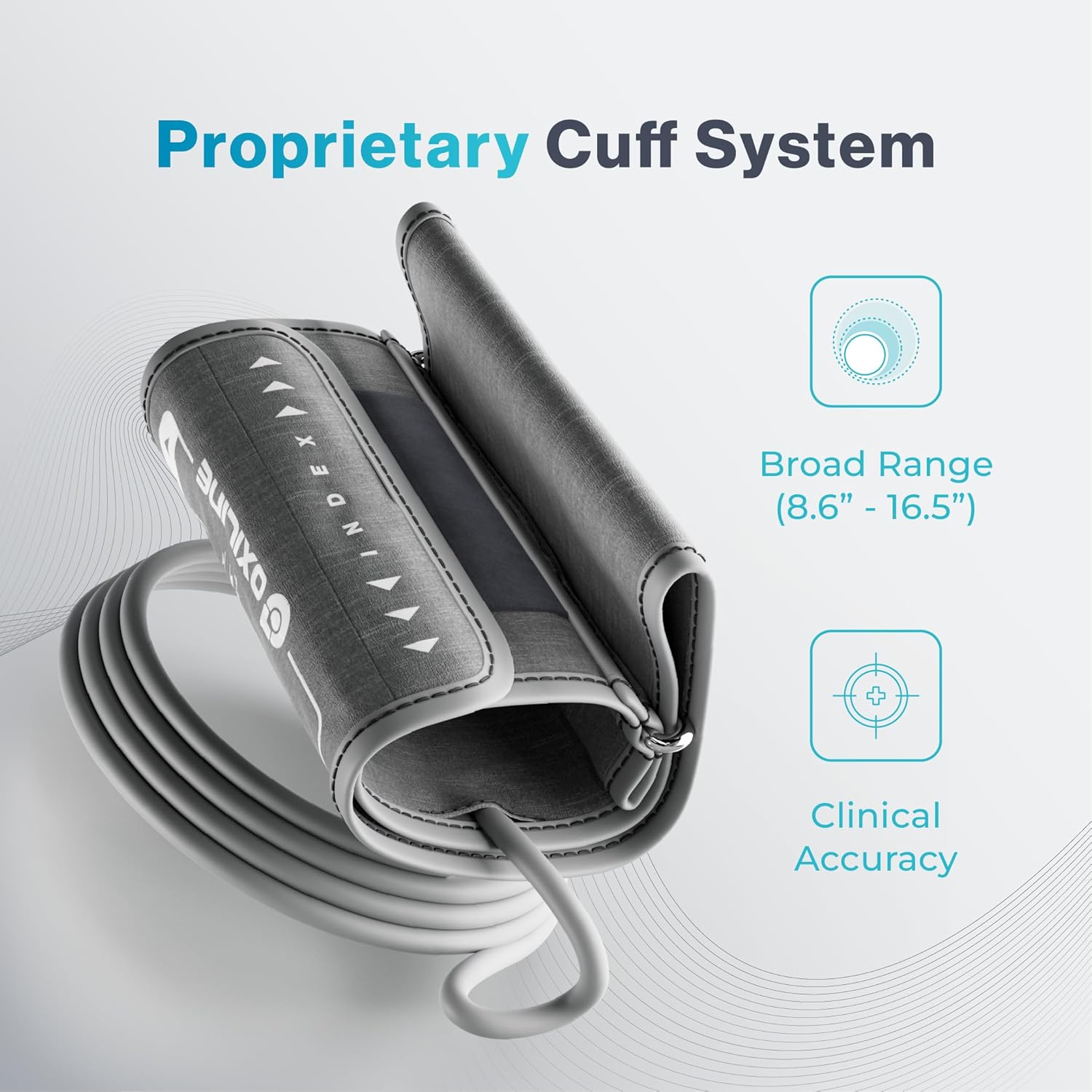 Pressure XS Pro Upper Arm Bluetooth Blood Pressure Monitor, Automatic Digital BP Cuff 22–42 cm

