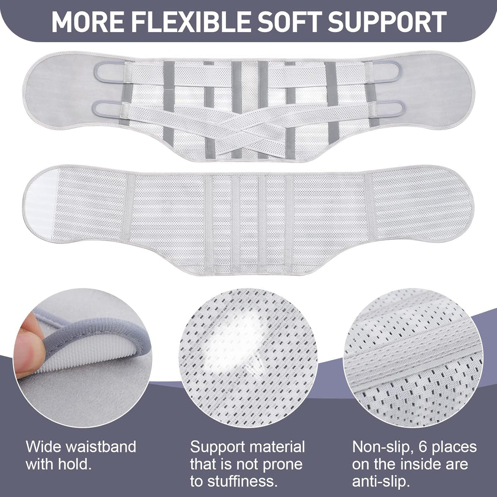 Breathable Back Brace for Lower Back Pain Relief and Posture Support Belt

