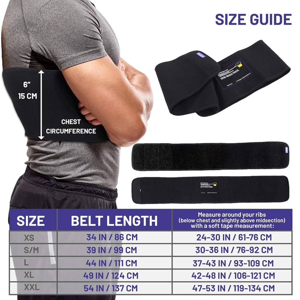 Everyday Medical Broken Rib Brace Bamboo Charcoal Rib Support Compression Corset

