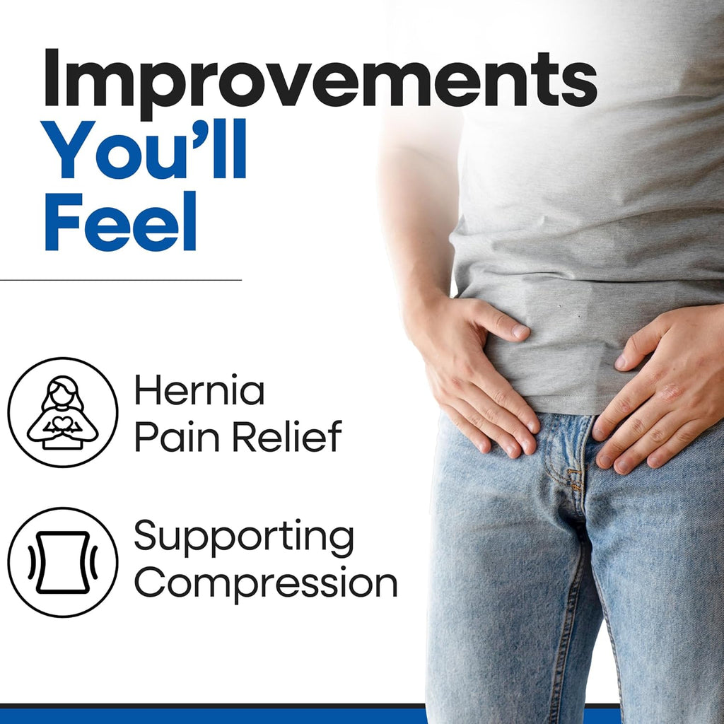 Armstrong America Inguinal Hernia Support Belt with Pressure Pad for Groin Truss

