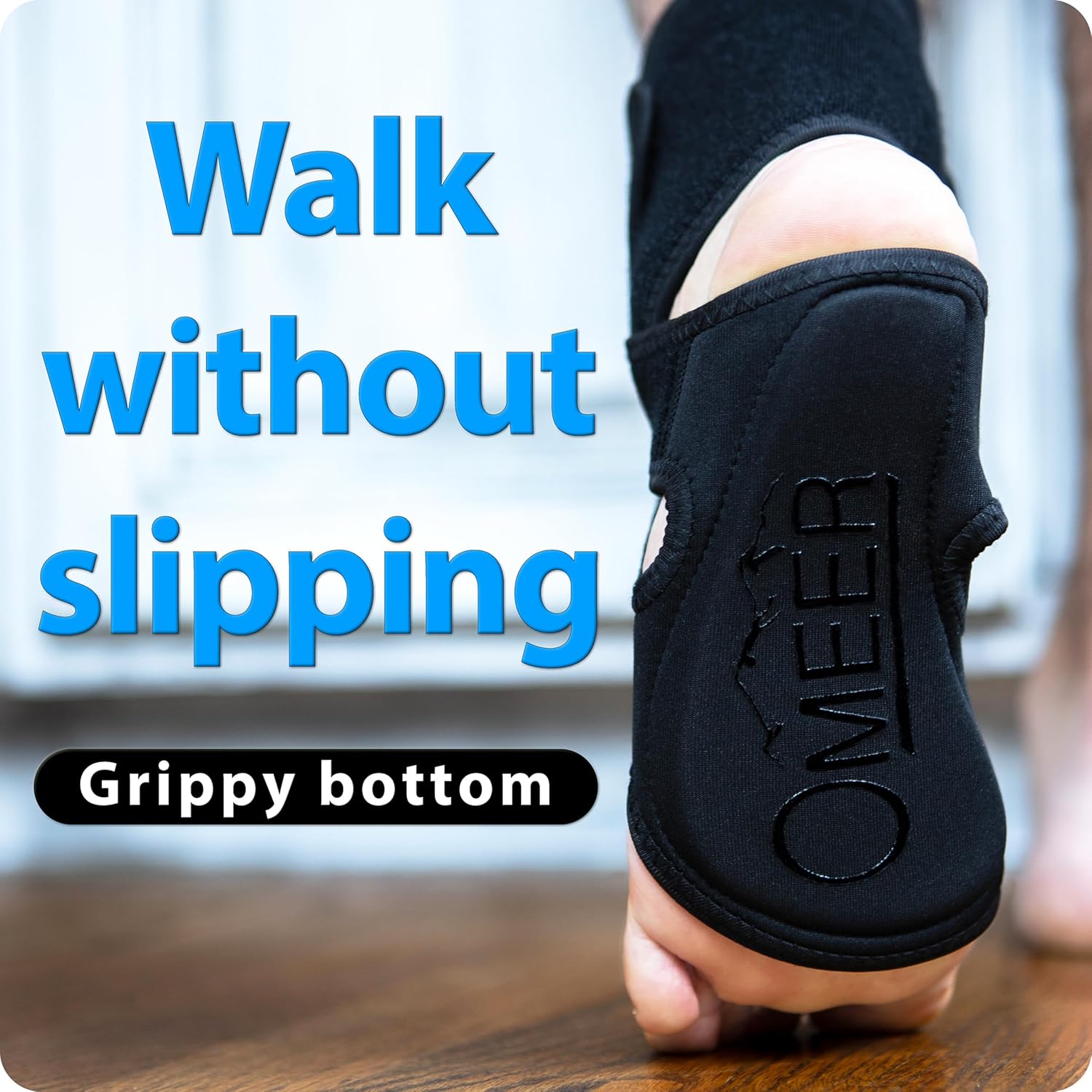 Omeer AFO Foot Drop Brace for Walking Support with Plantar Fasciitis Relief

