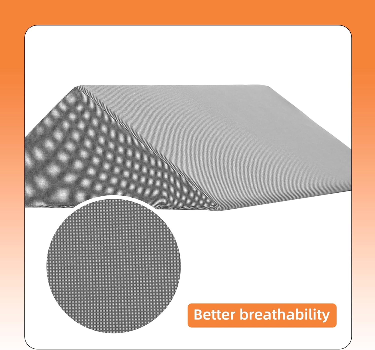 Fanwer 3-in-1 Bed Wedges & Positioning Pillows, 40° Bed Wedge Set


