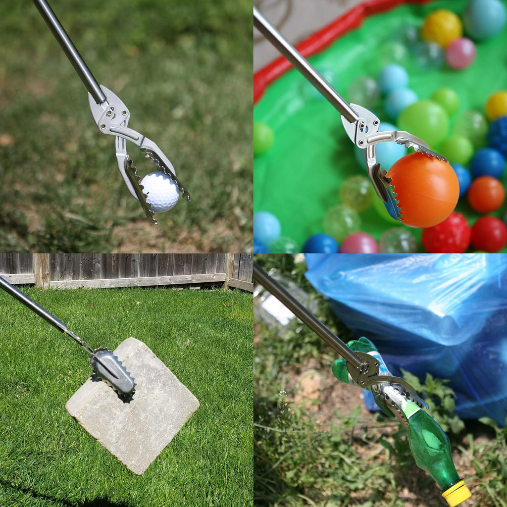 FTH Stainless Steel Grabber Reacher Pickup Tool Heavy Duty Trash Picker

