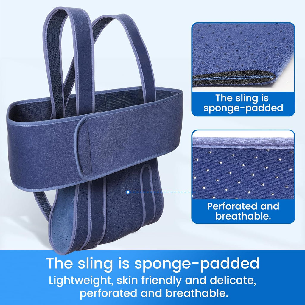 Velpeau Arm Sling for Sleep Shoulder Immobilizer for Rotator Cuff Injury

