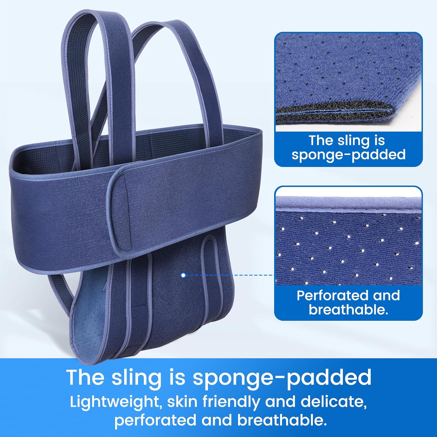 Velpeau Arm Sling for Sleep Shoulder Immobilizer for Rotator Cuff Injury

