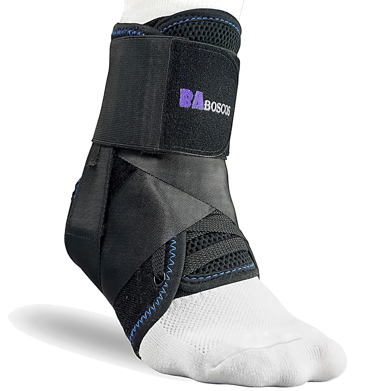 Figure 8 Ankle Brace for Men and Women, Ankle Stabilizer with Pull Lace Fit

