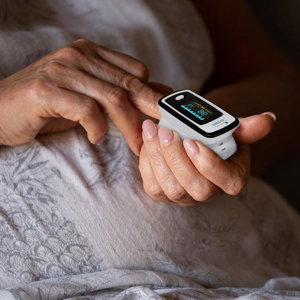 Innovo Deluxe iP900AP Fingertip Pulse Oximeter Blood Oxygen Monitor with Alarm OLED

