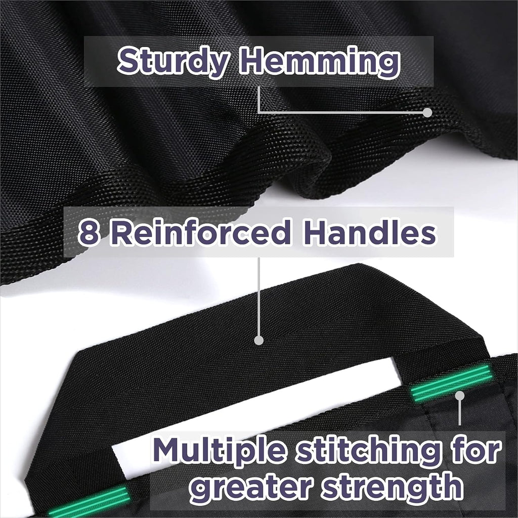 ZHEEYI Bed Positioning Pad with Reinforced Handles 48 x 40 Patient Transfer Sheet

