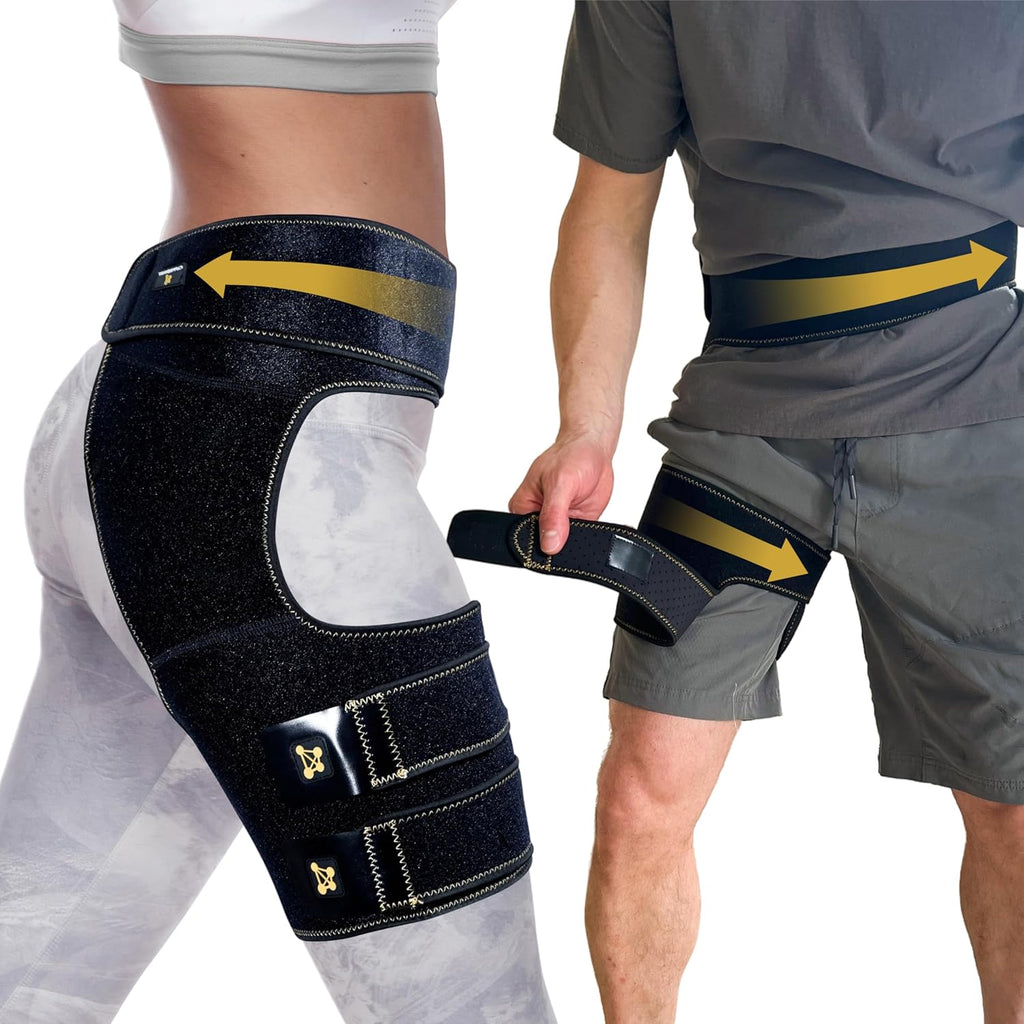 CopperJoint Adjustable Hip Compression Brace for Groin and Thigh Support

