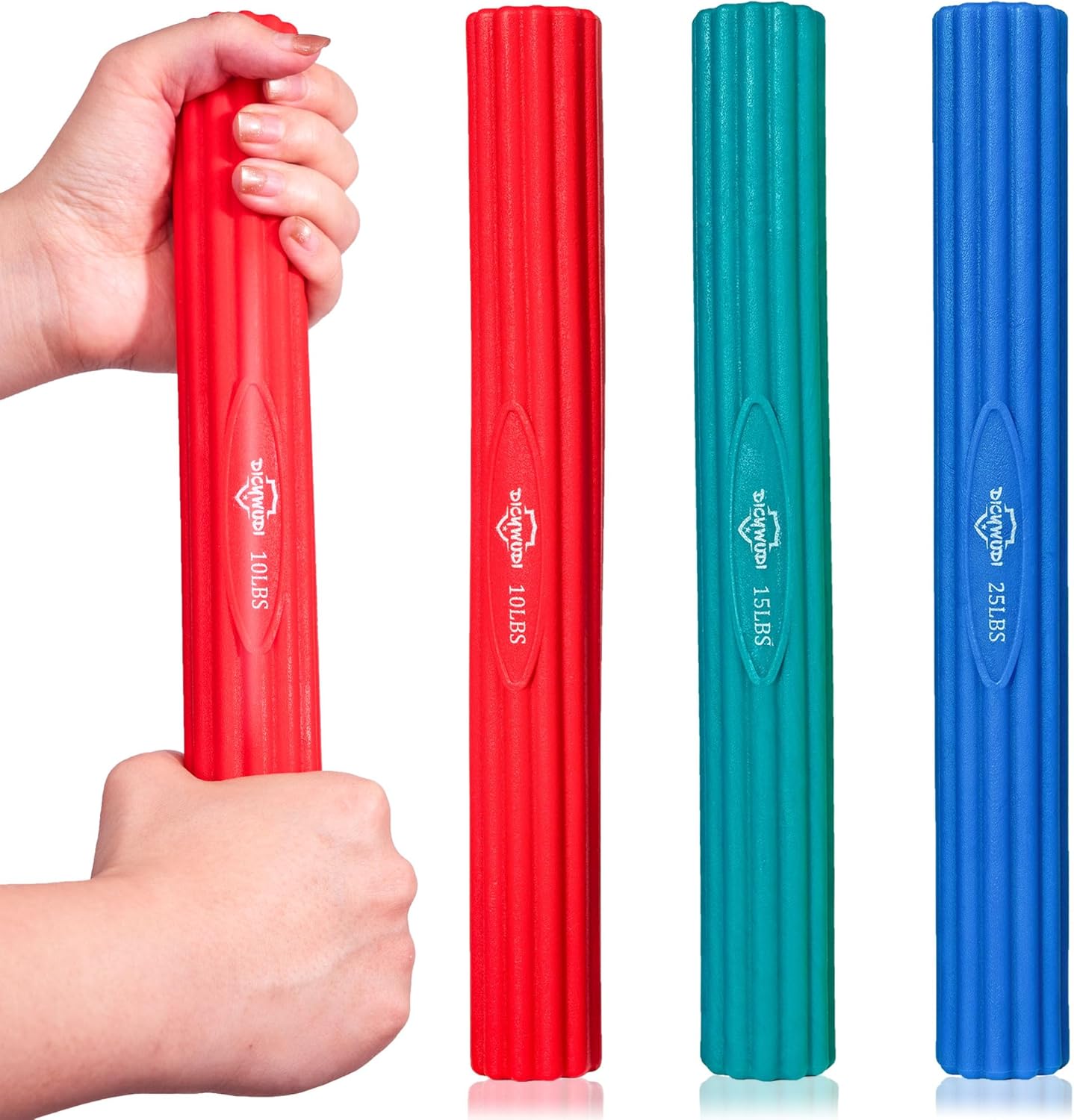DICYWUDI Flex Therapy Bar Hand Grip Strength Trainers for Wrist Forearm Rehab

