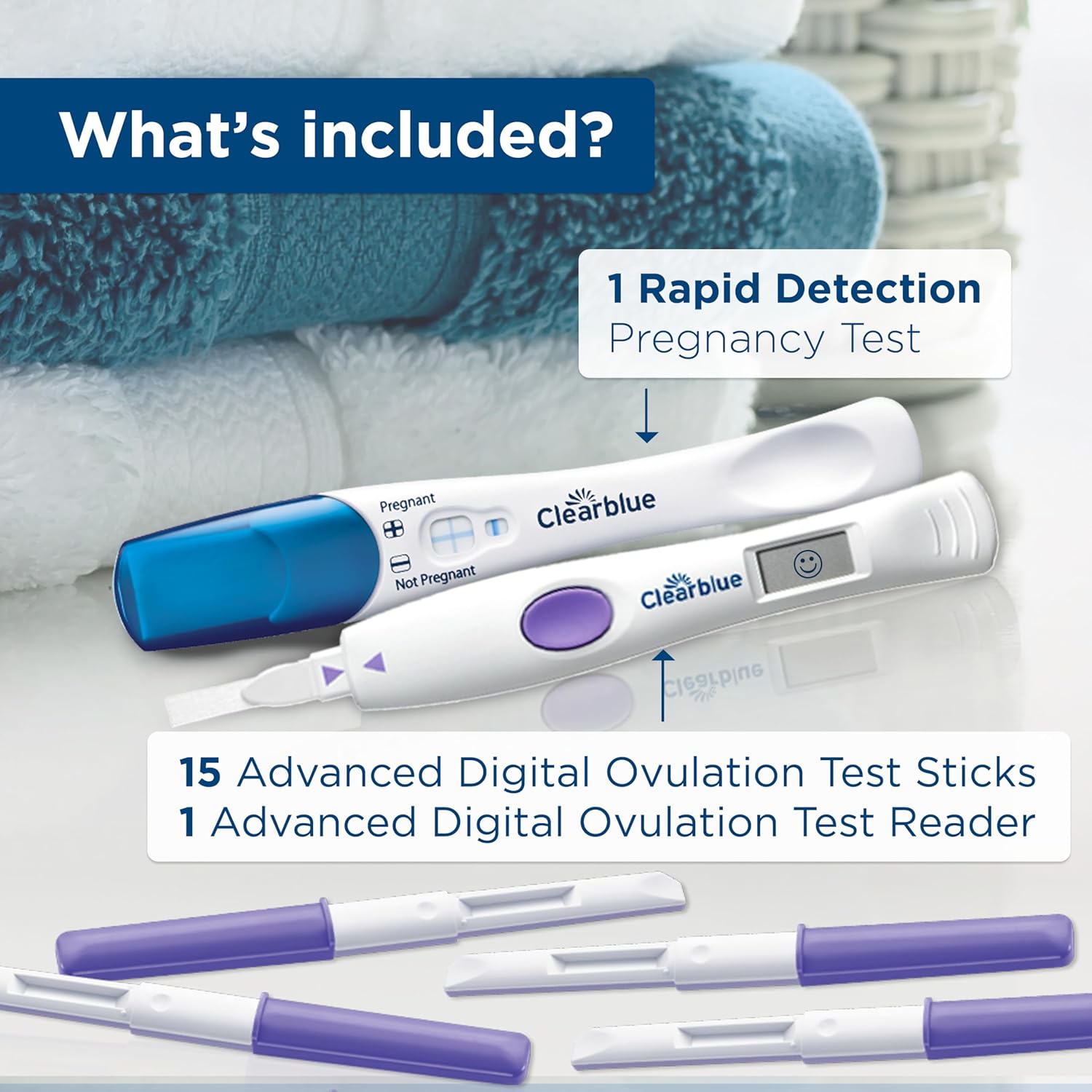 Clearblue Advanced Digital Ovulation Test Kit, Digital LH Surge Detection

