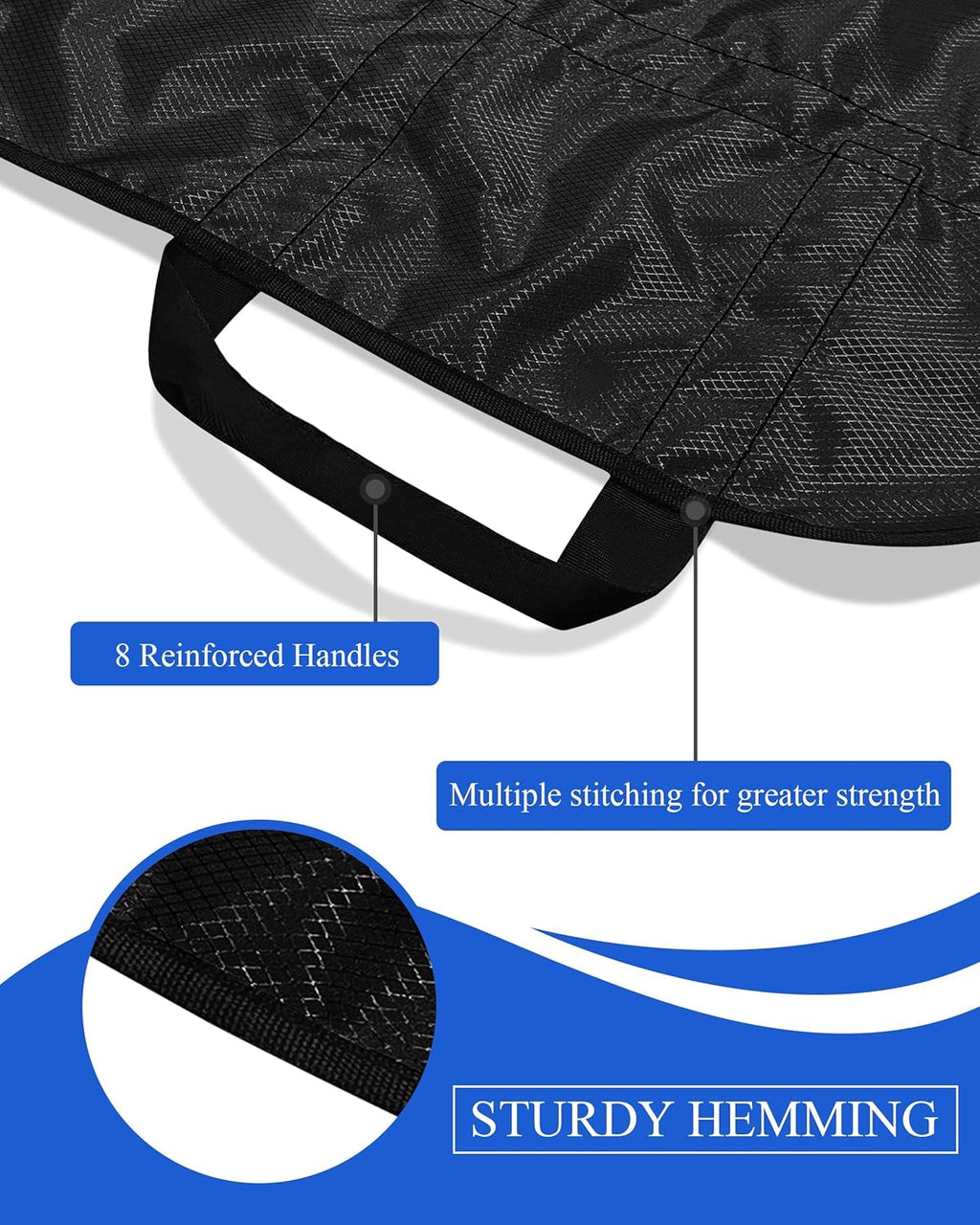 SPRING SEAON Patient Transfer Sheet with Handles, Waterproof Bed Pad

