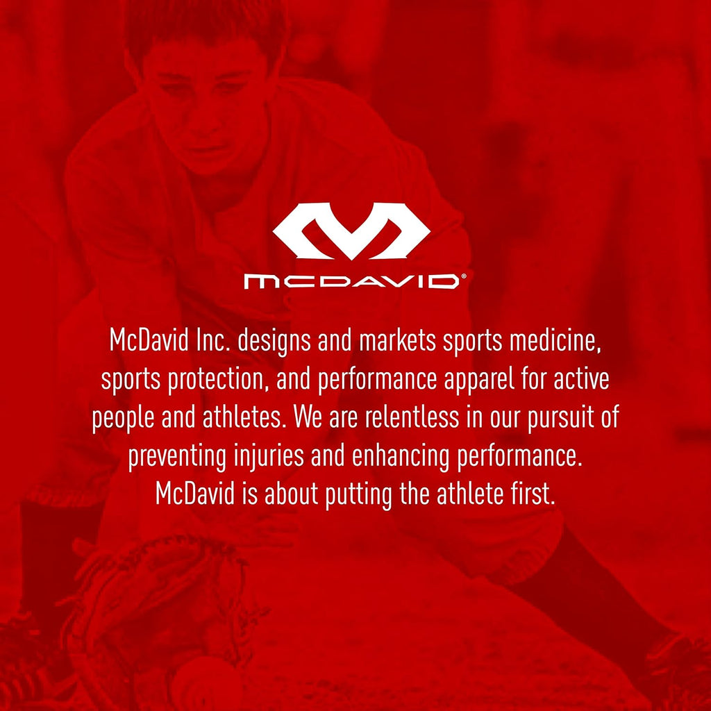 McDavid Knee Brace with Polycentric Hinges, Cross Straps, Adjustable Support

