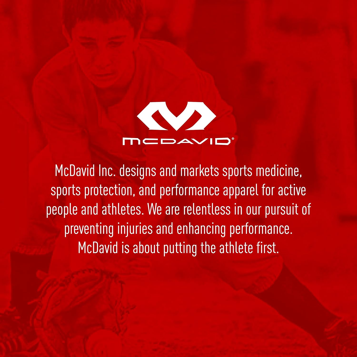 McDavid Knee Brace with Polycentric Hinges, Cross Straps, Adjustable Support

