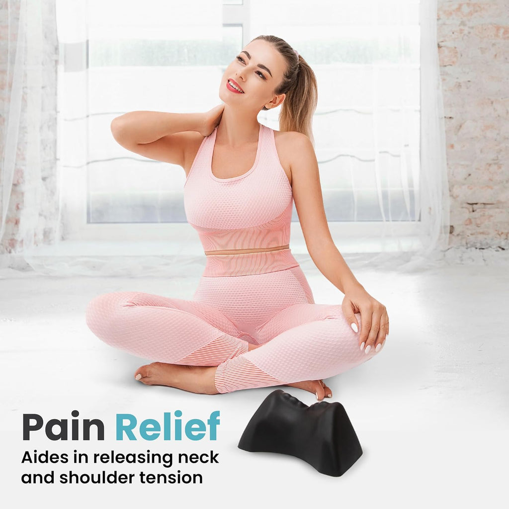 Lumia Wellness Occipital Release Tool Neck and Cervical Traction Pillow for Pain Relief


