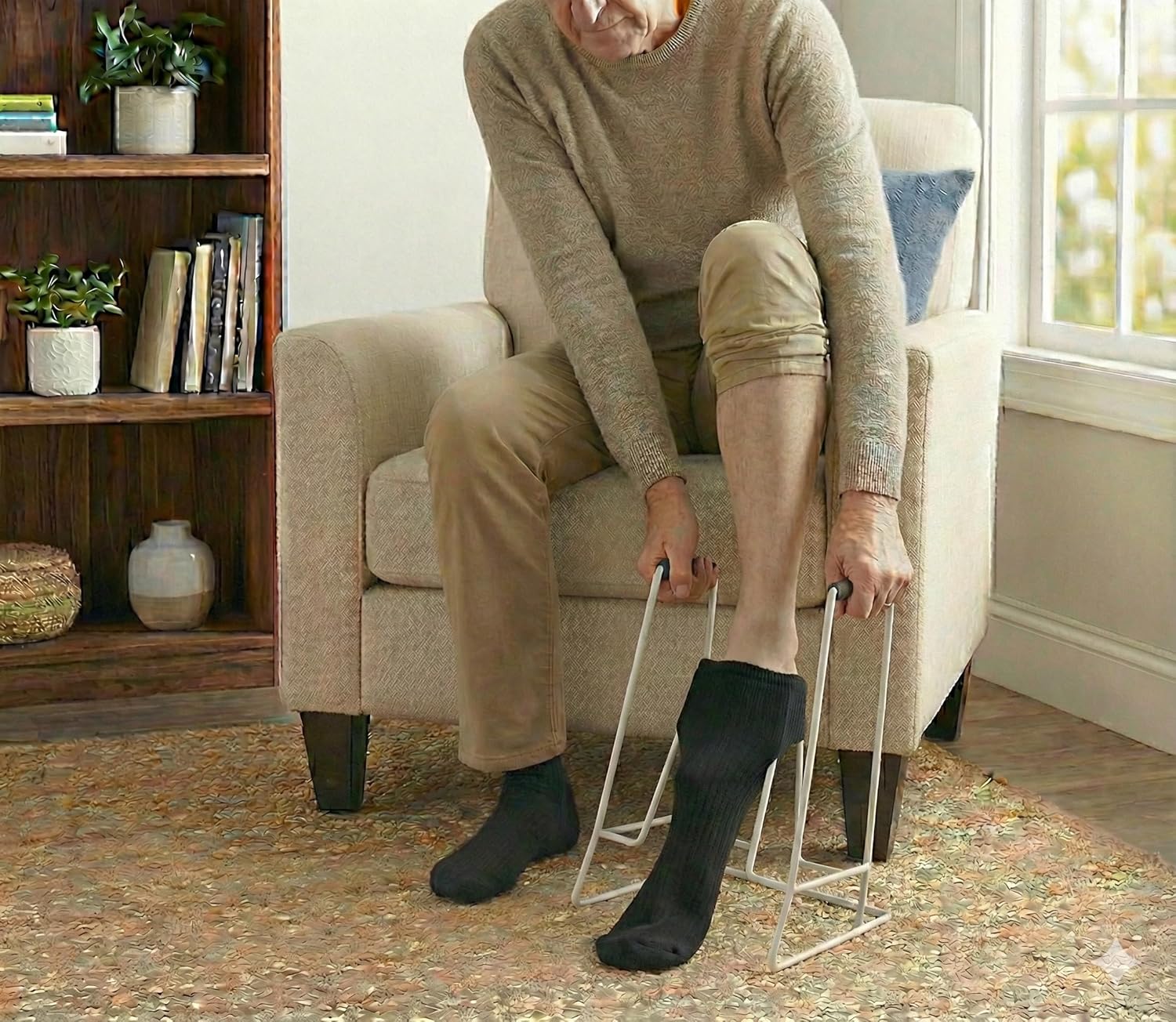 Rehabilitation Advantage Donner Sock Aid Tool for Compression Socks & Stockings

