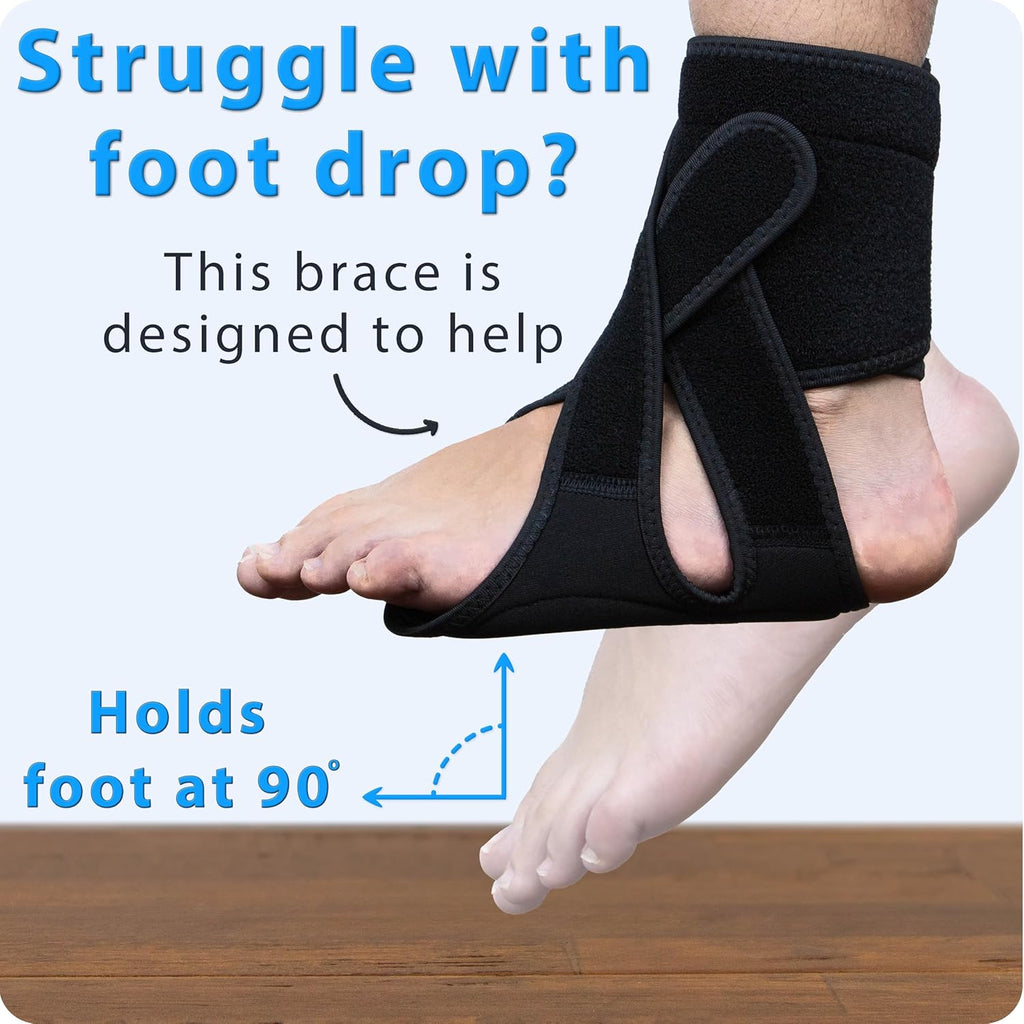Omeer AFO Foot Drop Brace for Walking Support with Plantar Fasciitis Relief

