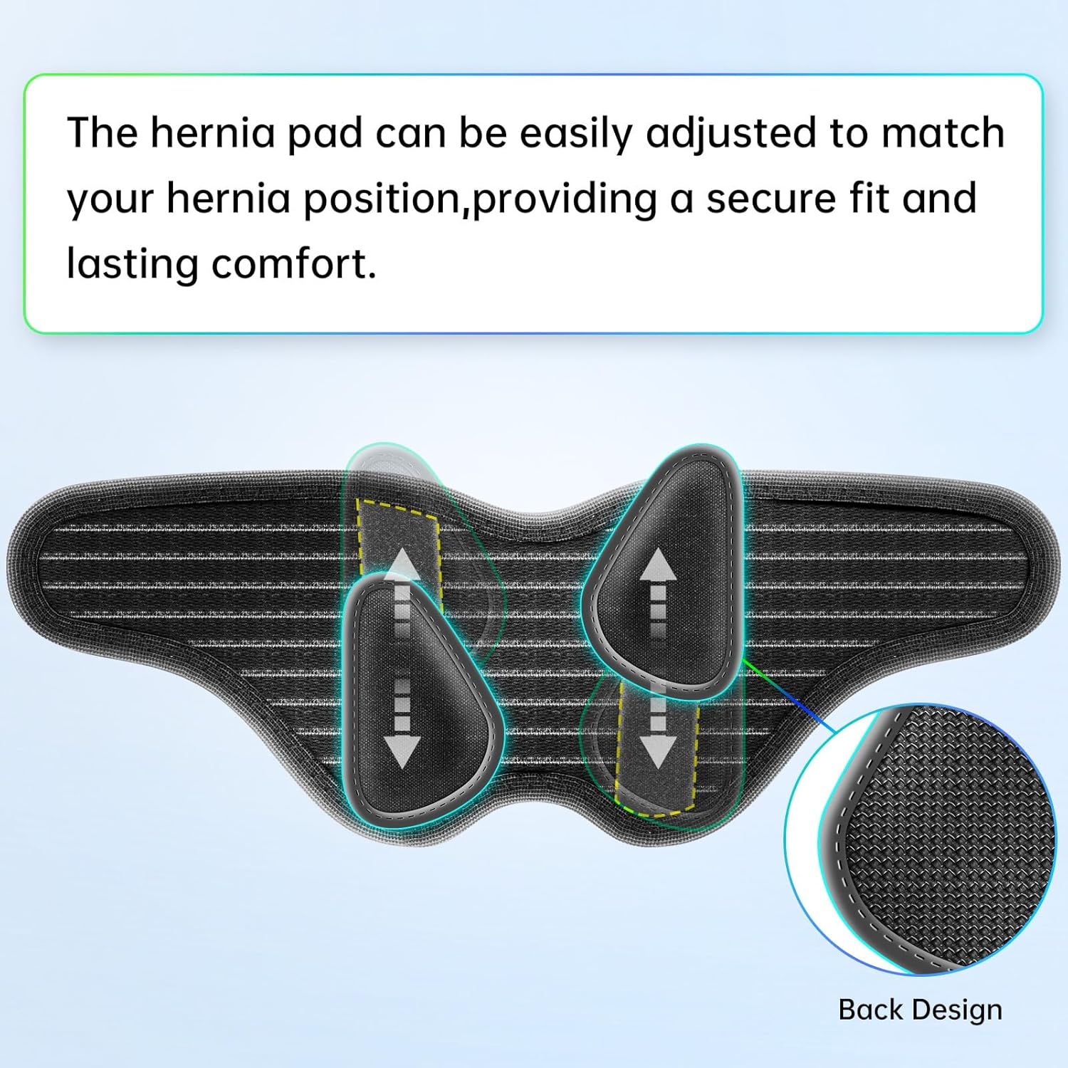 ZEAZEN Hernia Belt for Men Adjustable Inguinal Hernia Support Brace

