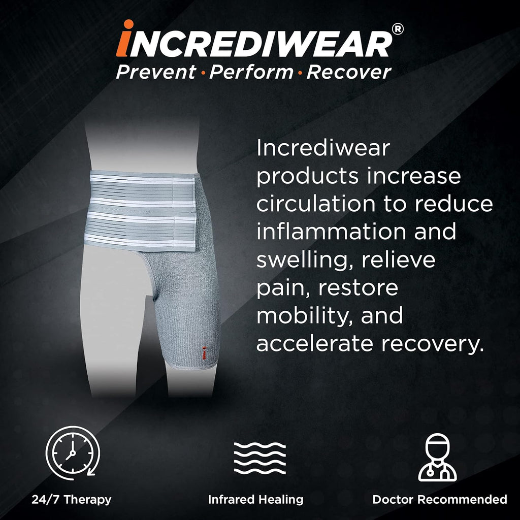 Incrediwear Hip Brace for Men and Women, Hip Support for Pain Relief and Recovery

