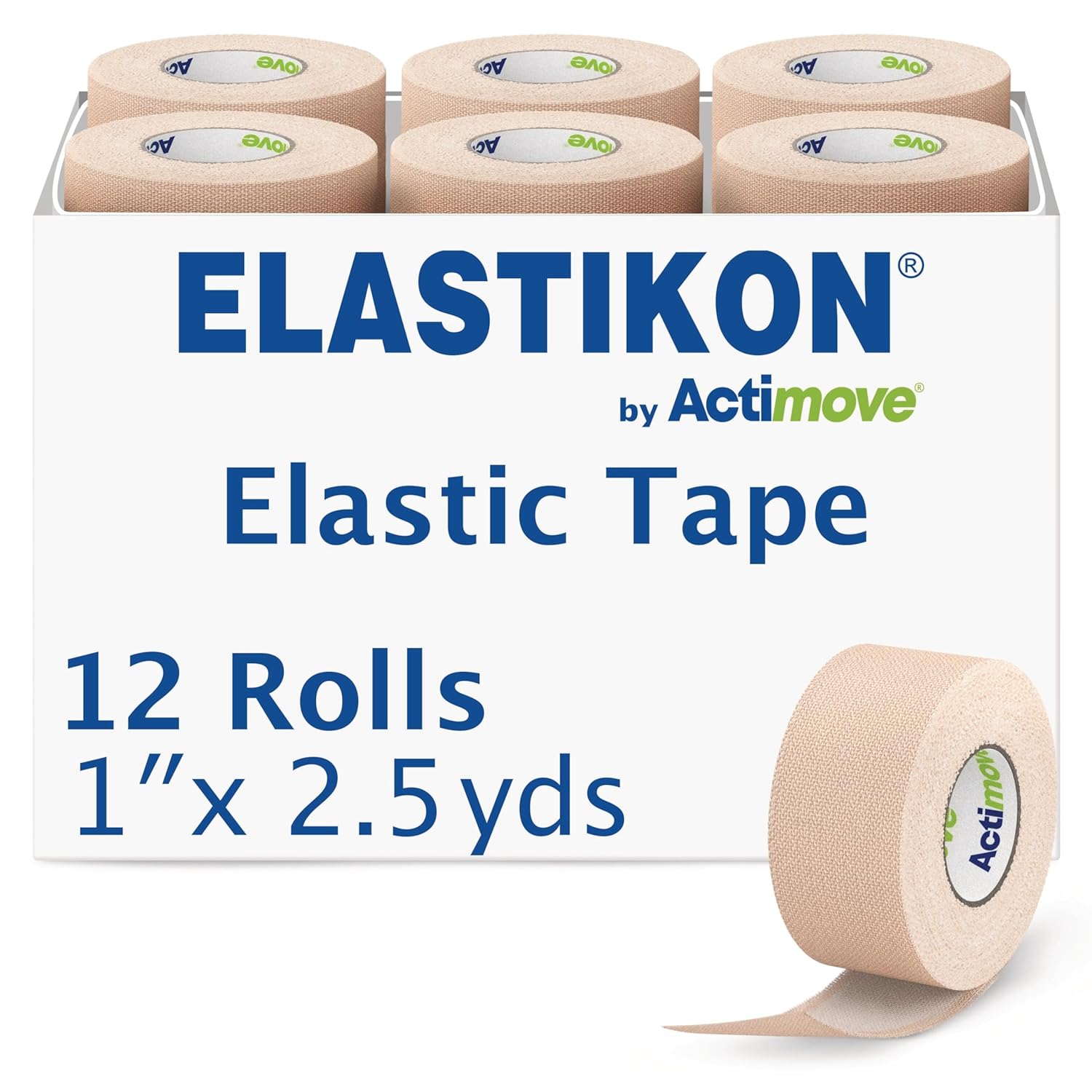 Actimove Elastikon Elastic Athletic Tape for Sprains, Strains, Muscle Support

