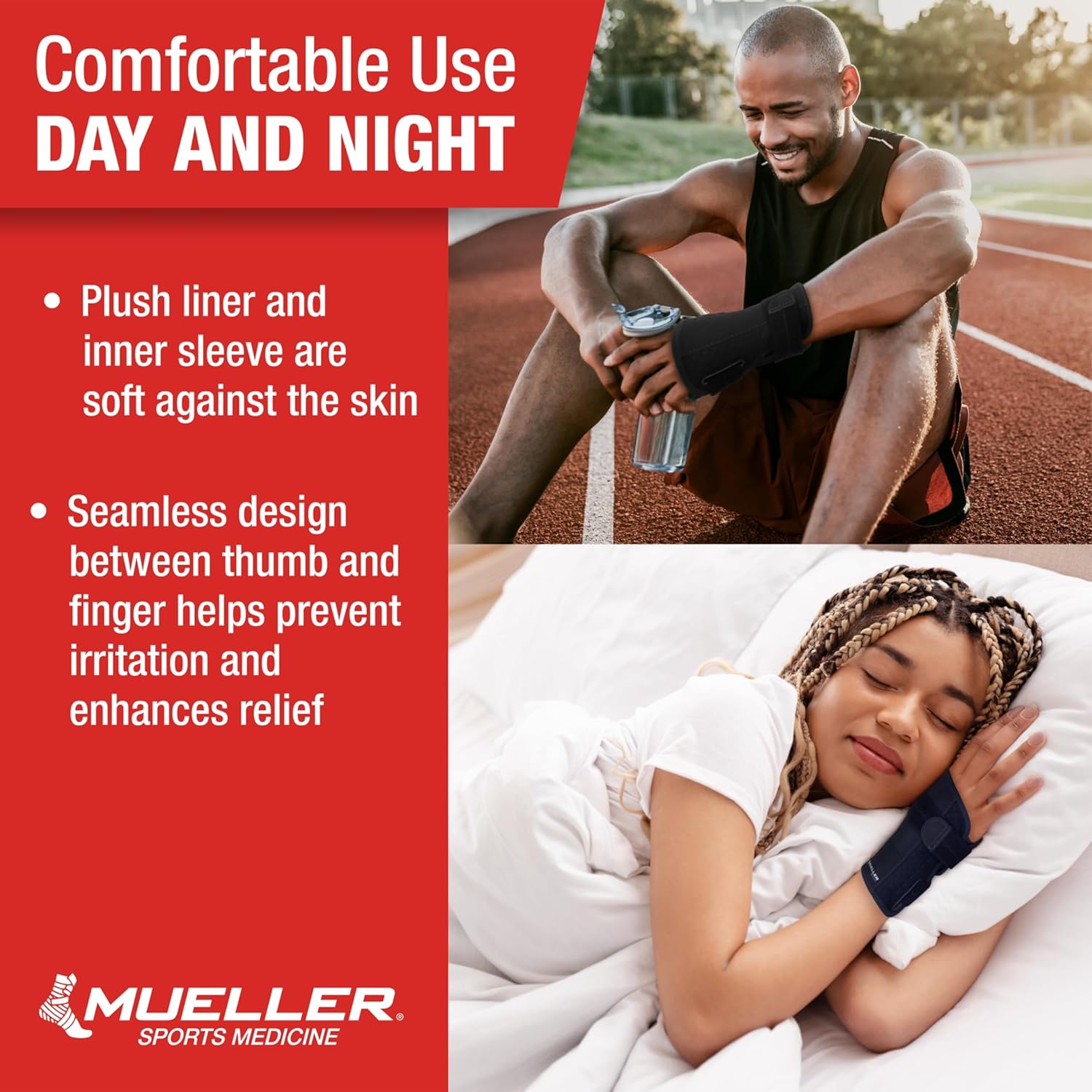 Mueller Sports Medicine Reversible Wrist Brace, Adjustable Wrist Pain Support

