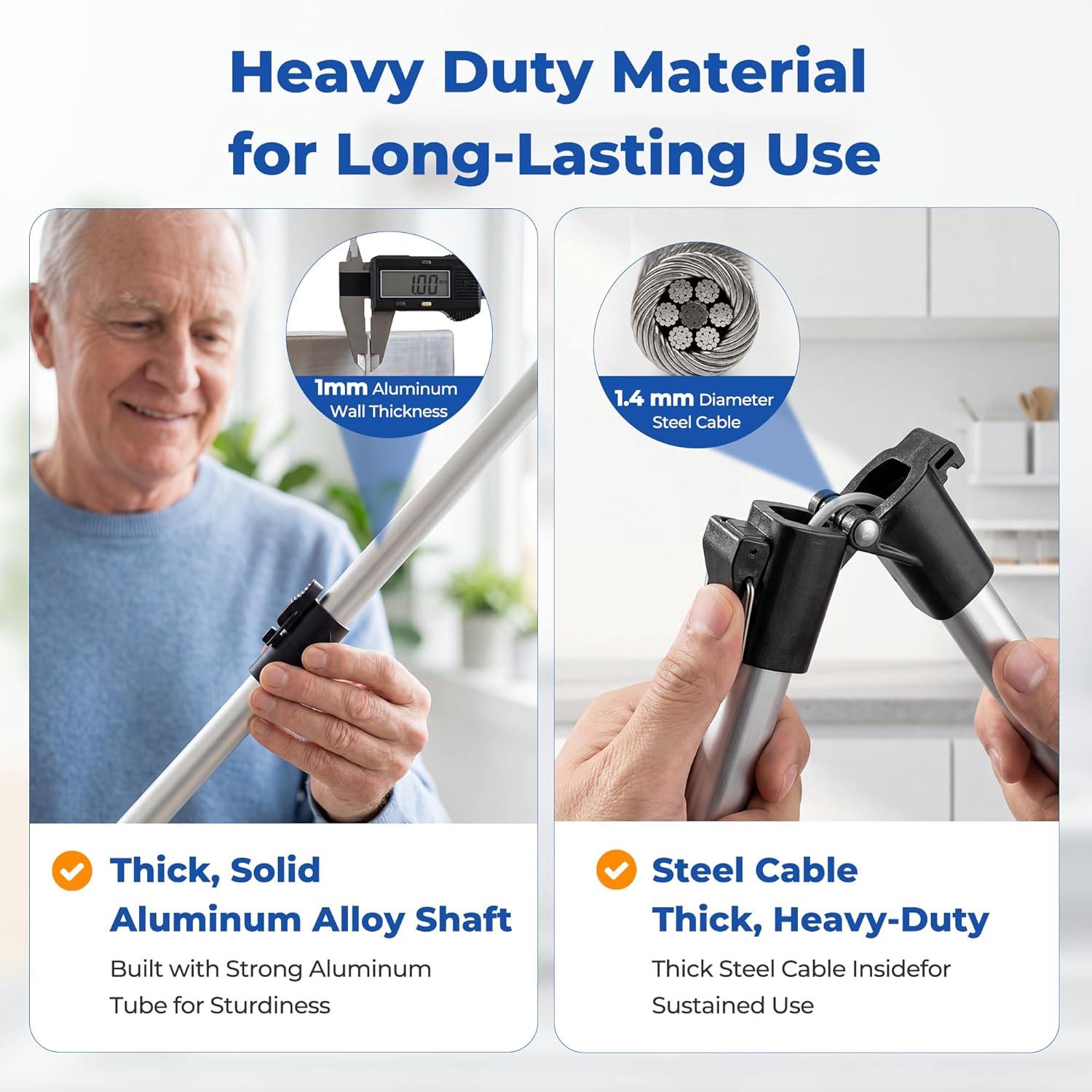 Magnetic Grabber Reacher Tool for Seniors, Foldable Heavy Duty Pickup Trash Picker

