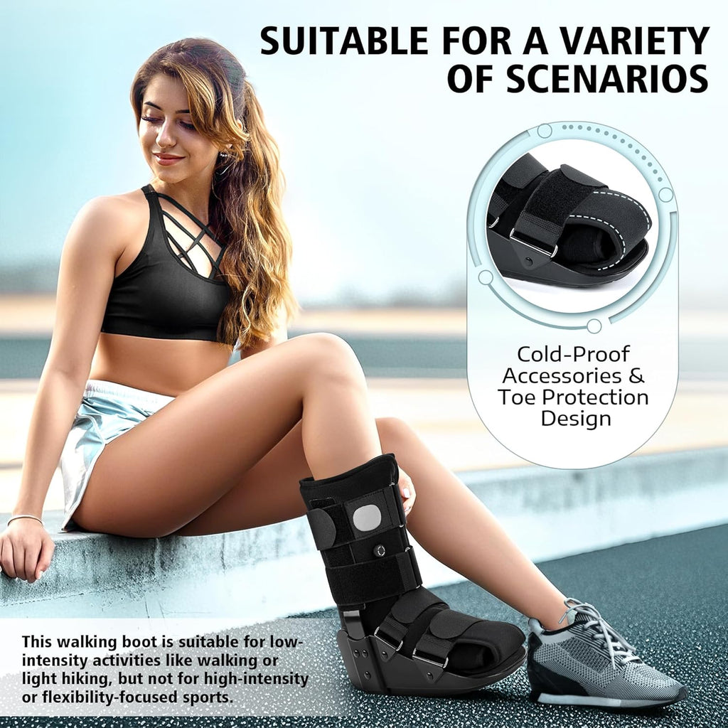 Medibot Advanced Walking Boot for Ankle Sprains, Air Splint, Adjustable Support

