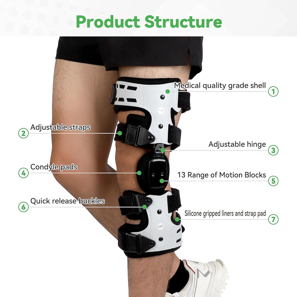 Orthomen Unloader Knee Brace for Medial Knee Osteoarthritis Pain Support

