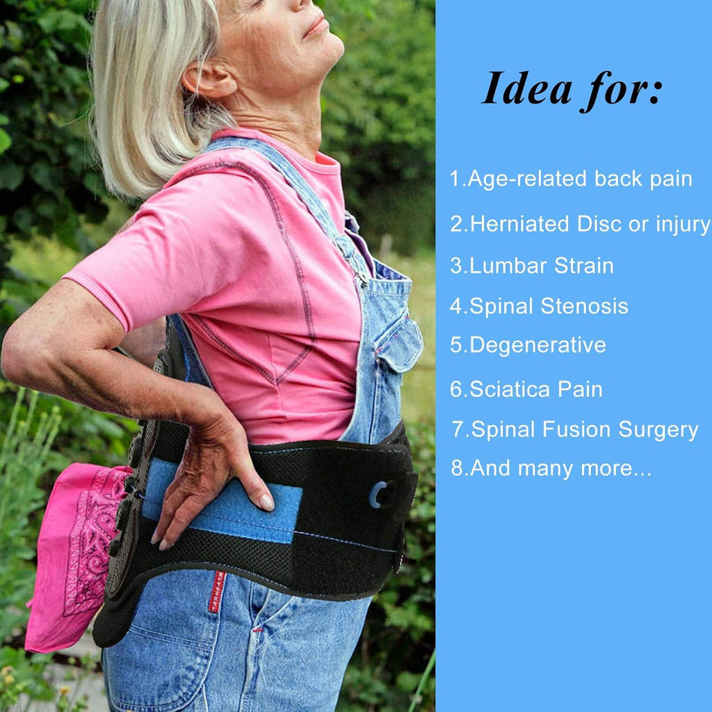 CYBERTECH Lumbar Decompression Support Belt with Dual Pulley System

