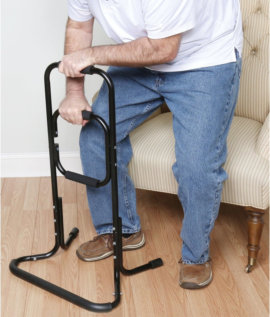 Bandwagon Chair Stand Assist Portable Bar for Lift Help, Metal Base

