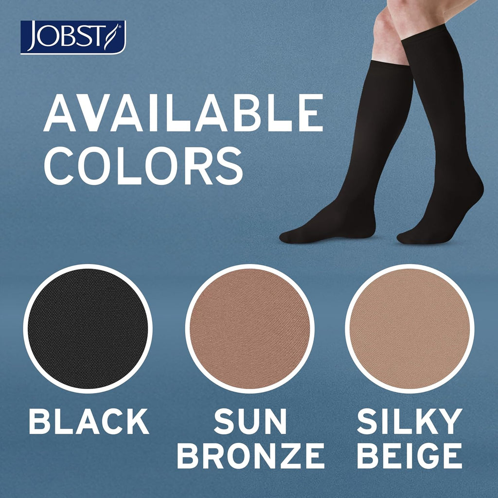 Jobst Activa Opaque 20–30 mmHg Compression Socks Knee High Closed Toe

